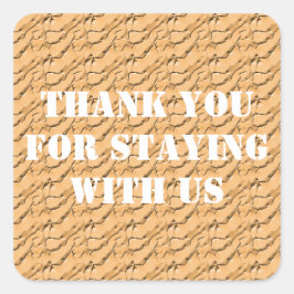 サンキューステイアウィスバケーションホームレンタル スクエアシール