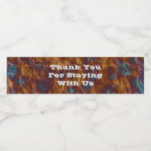 サンキューステイブルーハウス金ゴールドレンタル ペットボトルラベル (シングルラベル)