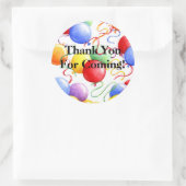 サンキューステッカー誕生日パーティー風船Roun ラウンドシール (バッグ)