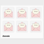 サンキューステッカー スクエアシール (シート)