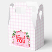 サンキューストロベリーベリーファースト誕生日 フェイバーボックス (オープン)