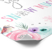 サンキュースノーマージュウィンターオンダーランド誕生日 ポスター (角)