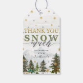 サンキュースノーマートパーティーギフトラベル ギフトタグ (正面)