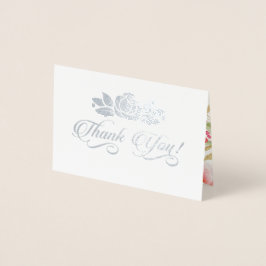 サンキューズ結婚ロマンチックバララグジュアリー 箔カード