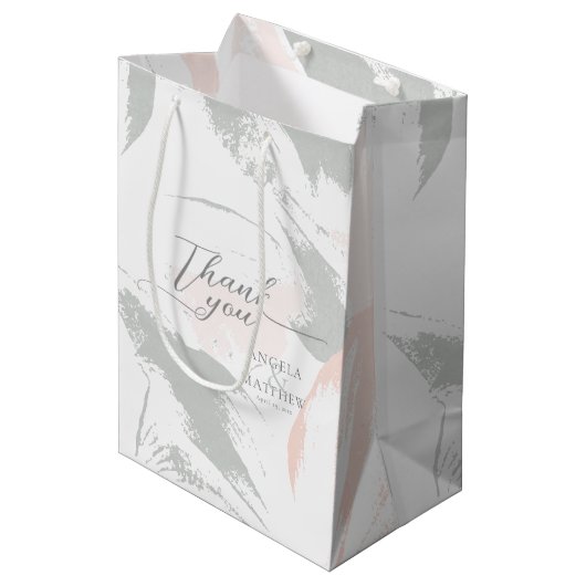 サンキューセージ赤面水彩 ミディアムペーパーバッグ (正面アングル)