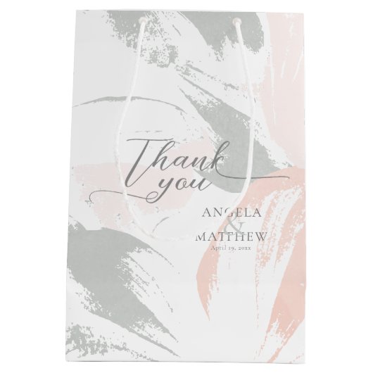 サンキューセージ赤面水彩 ミディアムペーパーバッグ (裏面)