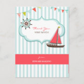 サンキューセーリング誕生日はがき ポストカード (正面)