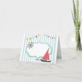 サンキューセーリング誕生日折り畳みカード サンキューカード (裏面)