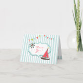 サンキューセーリング誕生日折り畳みカード サンキューカード (正面)