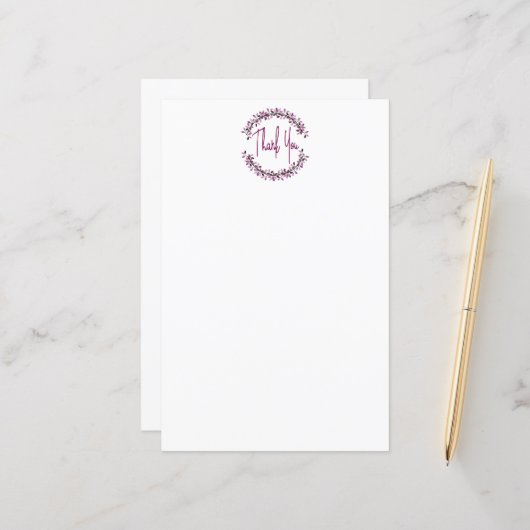 サンキュータイポグラフィシックパープルリーフリース (正面/裏面インサイチュ)