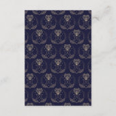 サンキュータロットムーンクリスタルハートウェディングカード エンクロージャーカード (裏面)