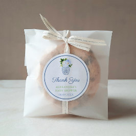 サンキューチノイスリーシックなブルーグリーンフローラ特典 ラウンドシール