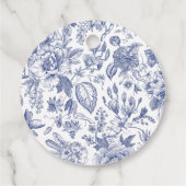 サンキューチノイスリーブライダルシャワーメッセージカード フェイバータグ (裏面)