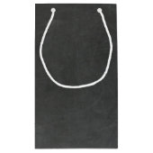 サンキューチョークボードデザイン付きハートクラシック スモールペーパーバッグ (裏面)