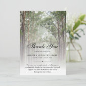 サンキューツリーズ葬儀フォト悔やみや弔慰悲しみ サンキューカード (スタンド正面)