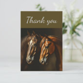 サンキューツーホースファーム動物 サンキューカード (スタンド正面)