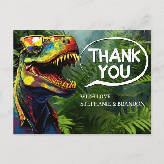 サンキューディオラジュラシックキッズテーマ ポストカード (正面)