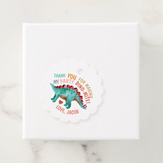 サンキューディノミート水彩恐竜 フェイバータグ (インサイチュ)