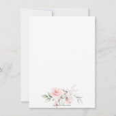 サンキューディフューラル悔やみや弔慰ピンクローゼズフローラ サンキューカード (裏面)