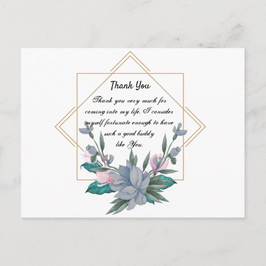 サンキューデザイン ポストカード (正面)