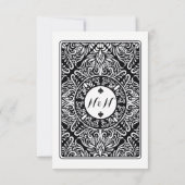 サンキュートランプキングクイーンエーススペード 招待状 (裏面)