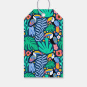 サンキュートロピカルトゥーカンバードベビーシャワー ギフトタグ (裏面)