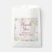 サンキュートロピカルビーチシーシェルベビーシャワー フェイバーバッグ (正面)