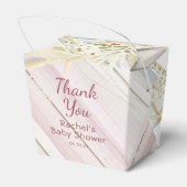 サンキュートロピカルビーチシーシェルベビーシャワー フェイバーボックス (裏面サイド)