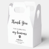 サンキュードギーバッグドッグトリート結婚ズ フェイバーボックス (オープン)