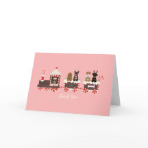 サンキュードッグのクリスマスホリデートレイン