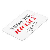 サンキューナース |おもしろいフォント マグネット (左側)