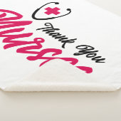 サンキューナース |ピンク シェルパブランケット (3/4)