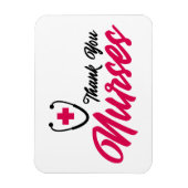 サンキューナース |ピンク マグネット (縦)