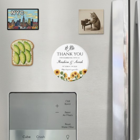 サンキューニカイスラム結婚式の引き出物フローラ マグネット