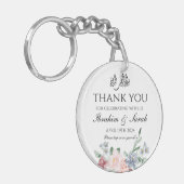 サンキューニカイスラム結婚式の引き出物フローラClasi キーホルダー (正面左)