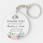 サンキューニカイスラム結婚式の引き出物フローラClasi キーホルダー (裏面)