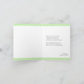 サンキューニュートラル赤ちゃんシャワー折り畳みカード サンキューカード (内部)