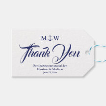 サンキューネイビーブルー白航海のいかり結婚ズ