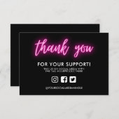 サンキューネオンカスタムメディア挿入 (正面/裏面)