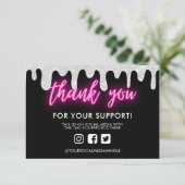 サンキューネオングリッタードリップカスタムメディアインサート (スタンド正面)