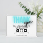 サンキューネオンサイントレンディーカスタムメディア挿入 (スタンド正面)