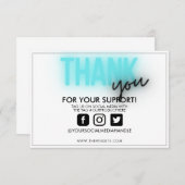 サンキューネオンサイントレンディーカスタムメディア挿入 (正面/裏面)