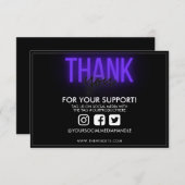 サンキューネオンサイントレンディーカスタムメディア挿入 (正面/裏面)