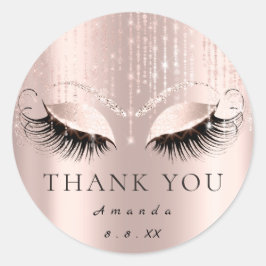 サンキューネームデイトバラブライダルスウィート16th ラウンドシール