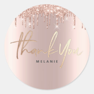 サンキューネーム16thブライダルバラグリッタースパーク ラウンドシール