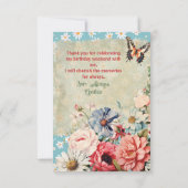 サンキューノートファームパーティーテーマ サンキューカード (裏面)