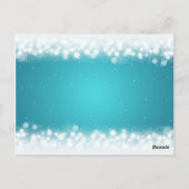 サンキューノート魔法スパークルターコイズ ポストカード (裏面)