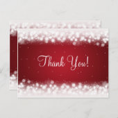 サンキューノート魔法スパークルレッド ポストカード (正面/裏面)