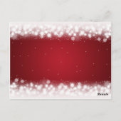 サンキューノート魔法スパークルレッド ポストカード (裏面)