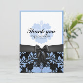 サンキューハッピーホリデーブルーフローラ 招待状 (スタンド正面)